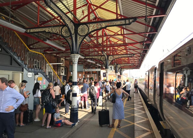 Delayed rail passengers