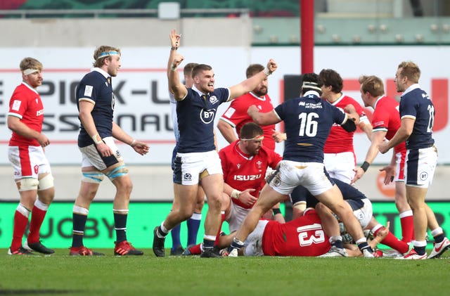 Scotland beat Wales behind closed doors