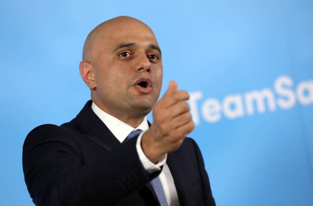 Home Secretary Sajid Javid