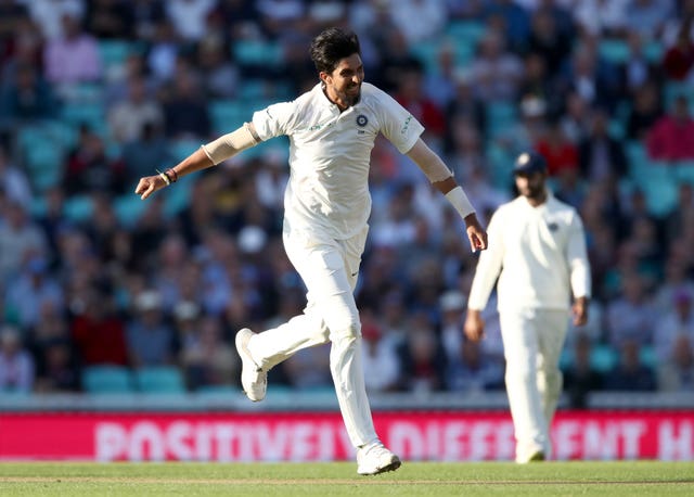 Ishant Sharma took his 300th Test wicket on Monday (John Walton/PA)
