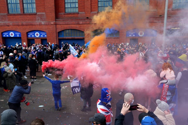 Rangers fans – Ibrox Stadium