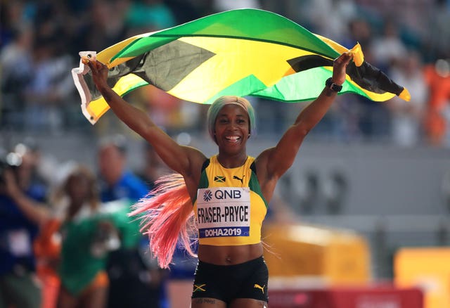 Shelly-Ann Fraser-Pryce is Dina Asher-Smith's biggest rival