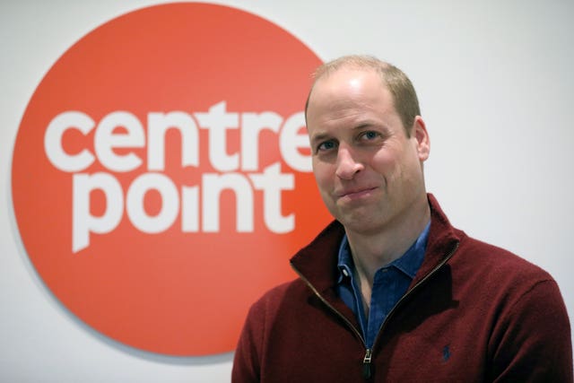 The duke is patron of the Centrepoint which focuses on tackling homelessness among the young. Ben Stansall/PA Wire
