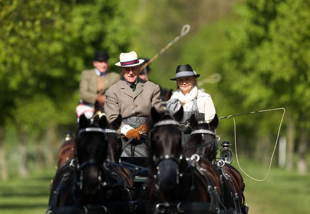 The Duke of Edinburgh is known for his love of carriage driving (PA)