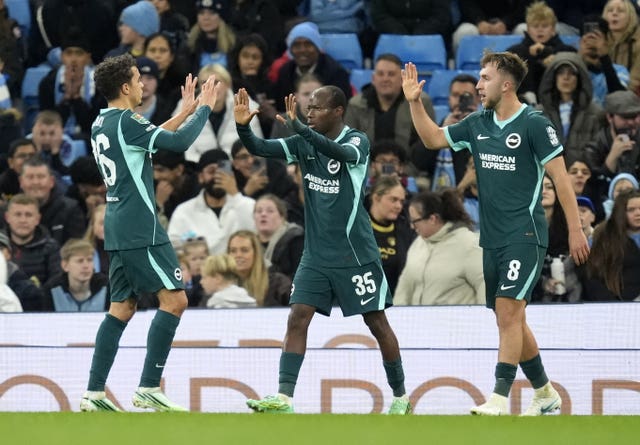 Malick Yalcouye (centre) celebrates opening the scoring