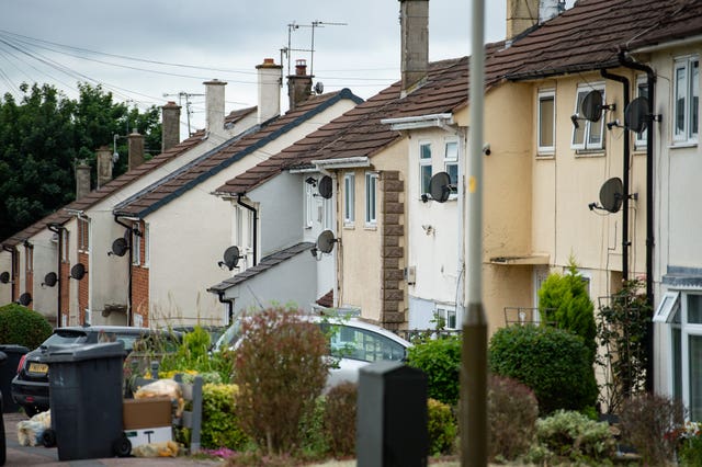 Bowhill Grove in Leicester where the localised lockdown boundary cuts through