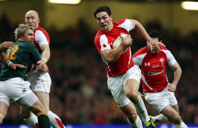 George North in action on his Wales debut in 2010