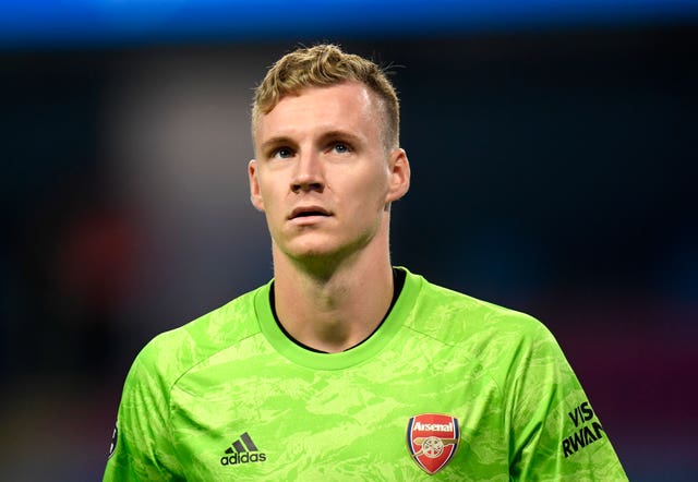 Arsenal goalkeeper Bernd Leno was at fault for Rapid Vienna''s goal 