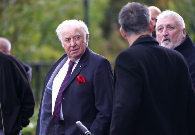Comedian Jimmy Tarbuck at Liverpool Cathedral