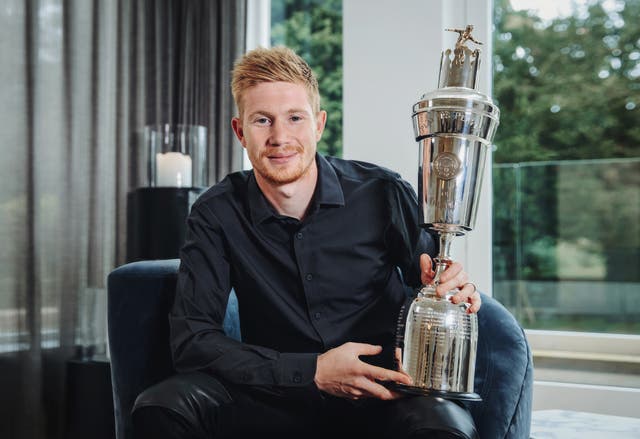 Kevin De Bruyne was named PFA men's player of the year in September 2020