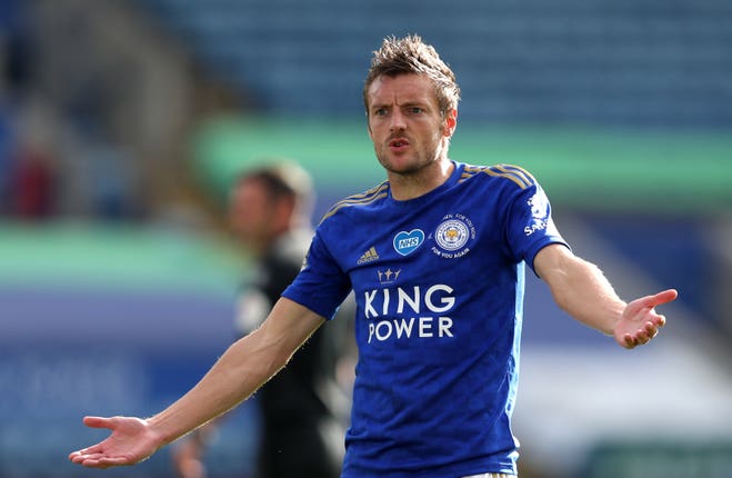 Vardy leads the race for the golden boot