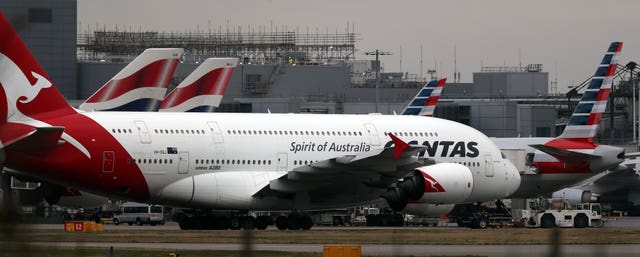 Qantas flight