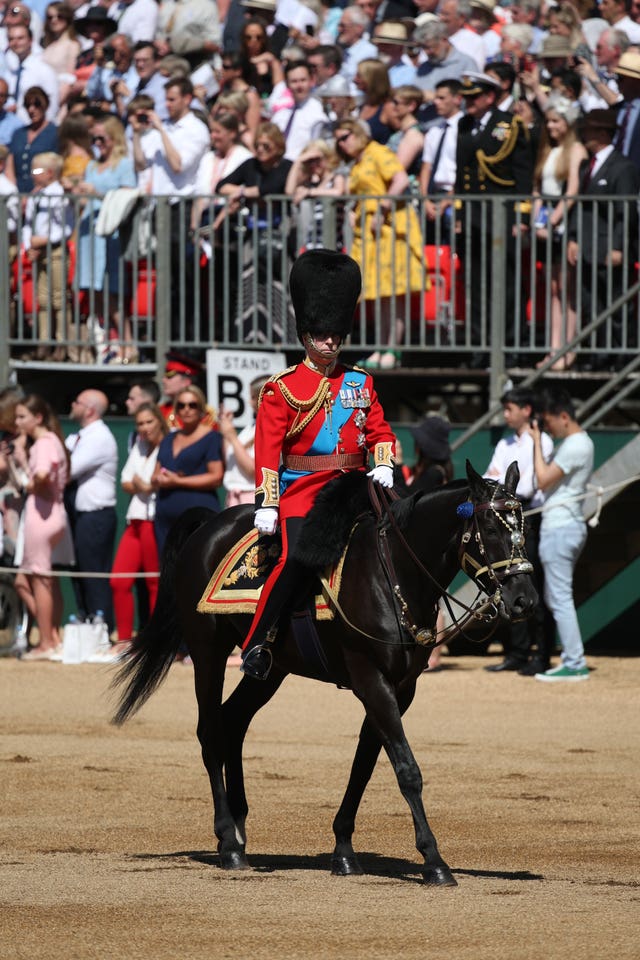The Duke of York, Colonel of the Grenadier Guards (Yui Mok/PA)