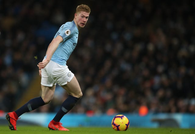 Kevin De Bruyne has set his sights on Manchester City winning the next game rather than four trophies