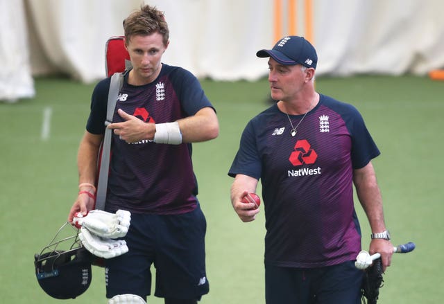 Batting coach Graham Thorpe (right) has urged England to play with confidence