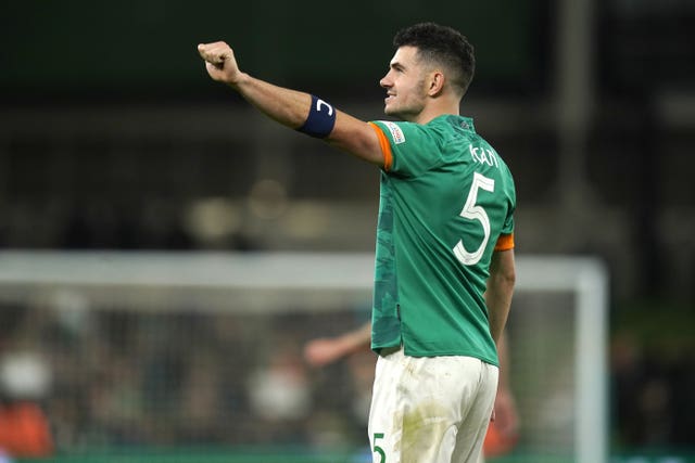 Republic of Ireland defender John Egan travelled to Paris with the rest of the squad
