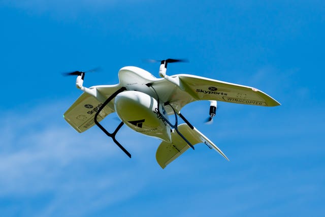 Drones NHS delivery trial