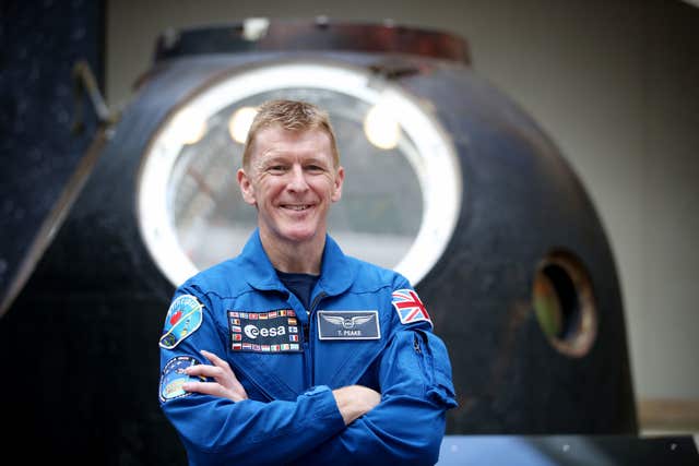 British astronaut Tim Peake