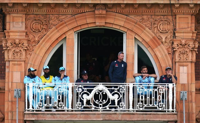 The England balcony