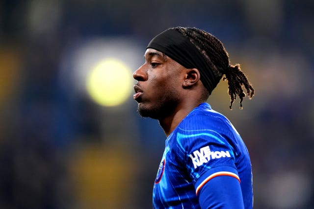 Noni Madueke during a game for Chelsea