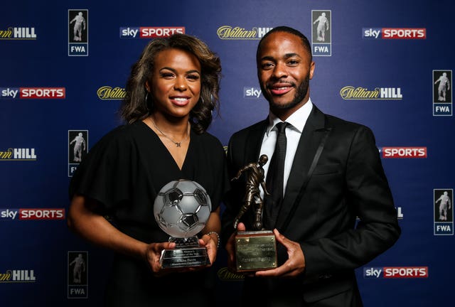Nikita Parris collected the 2019 FWA Women's Footballer of the Year award