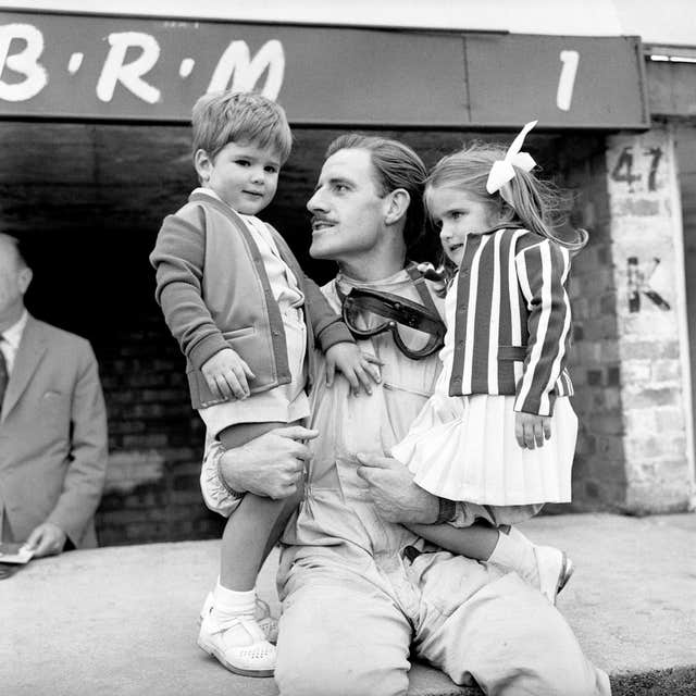 Graham Hill and Family – Silverstone