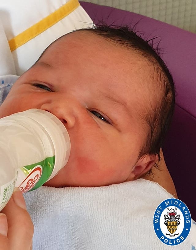 Baby George is
