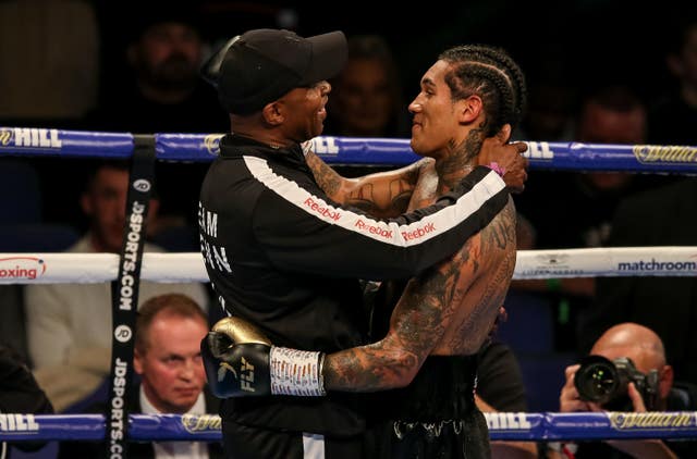 Conor Benn, right, is the son of former two-weight world champion Nigel (Paul Harding/PA)