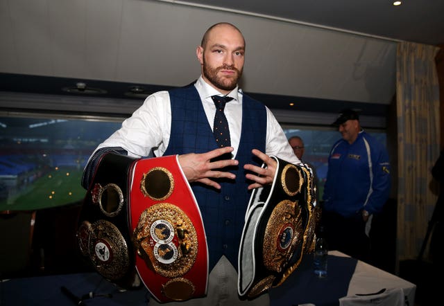 Tyson Fury, pictured, ended Wladimir Klitschko's long reign as world heavyweight champion (Simon Cooper/PA)