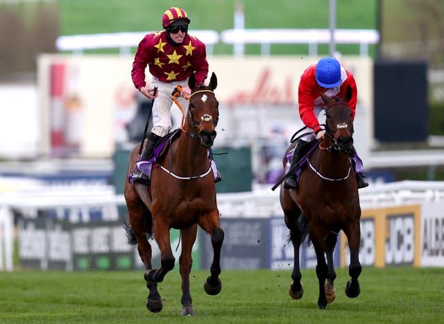 Minella Indo (left) just got the better of A Plus Tard last year