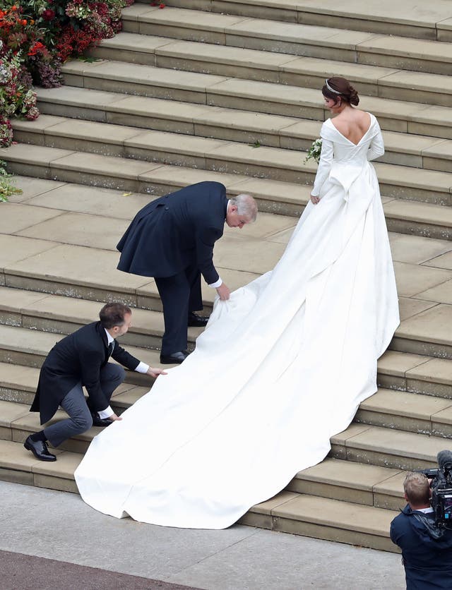 Eugenie with her father the Duke of York