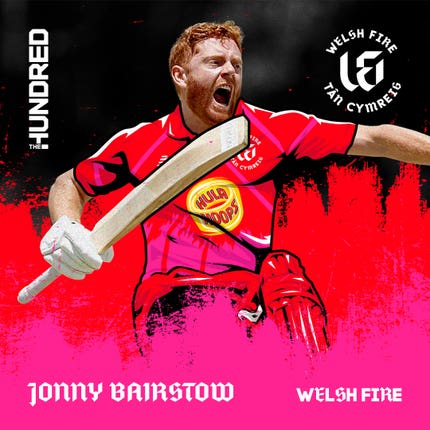 Jonny Bairstow has been selected to play for Welsh Fire