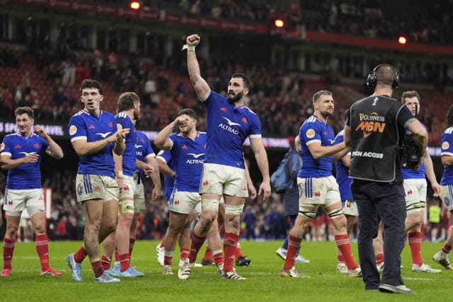 France players celebrates after the final whistle