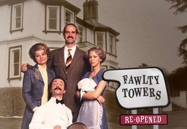 The cast of Fawlty Towers
