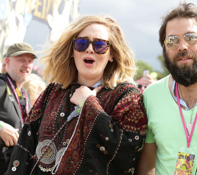 Adele and Simon Konecki