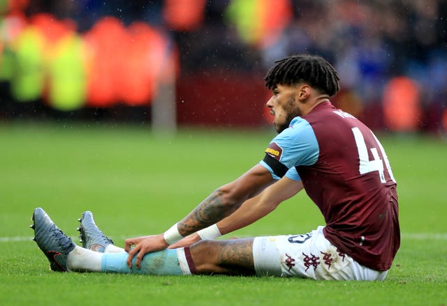Villa suffered an injury blow when defender Tyrone Mings went off in the first half