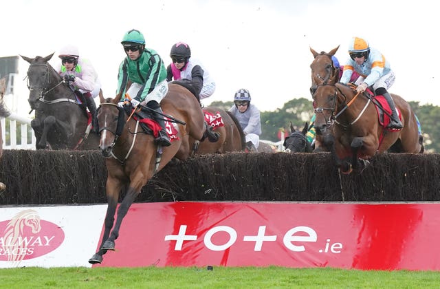 Hewick in action at Galway 