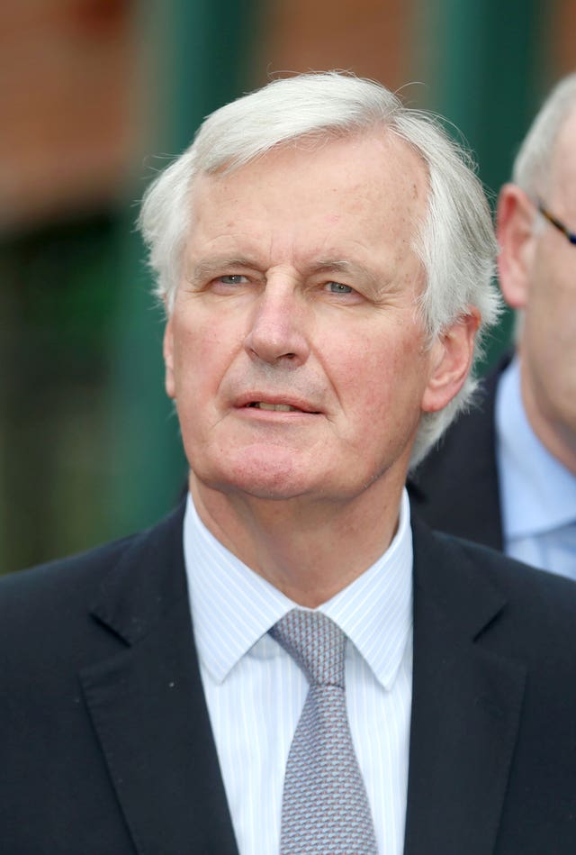 File photo dated 12/05/17 of EU Chief Brexit Negotiator Michel Barnier (Liam McBurney/PA)