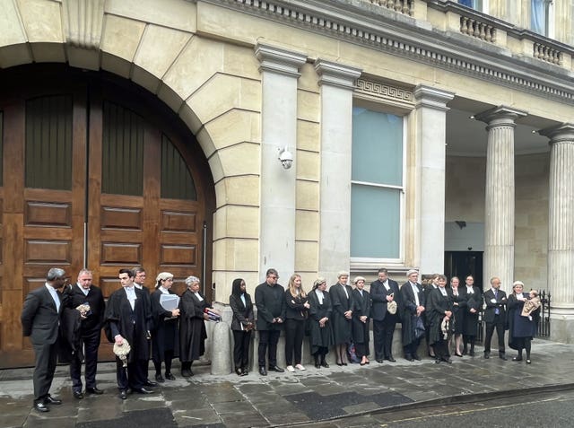 Criminal barristers strike action