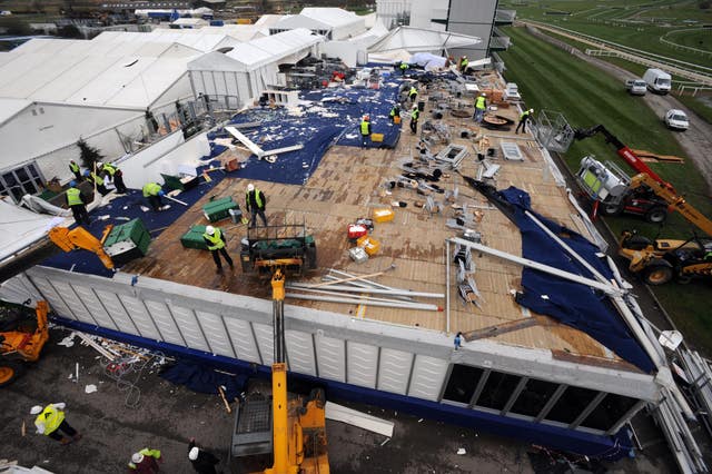 Racing was blown off course at Cheltenham in 2008