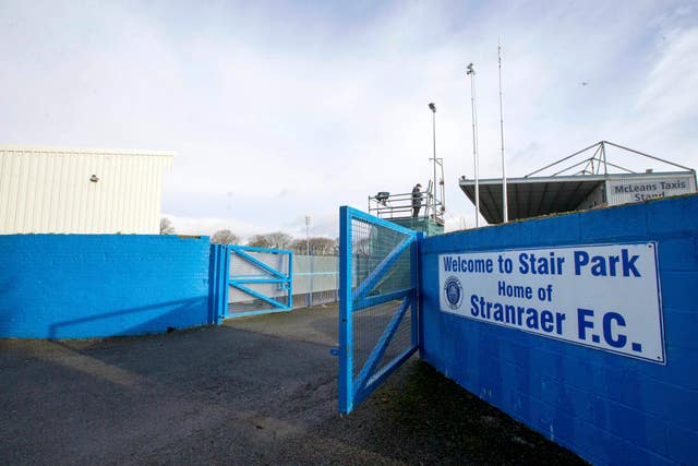 Relegated Stranraer backed Rangers' probe calls