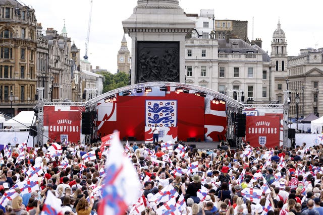 England’s Euro 2022 success – Trafalgar Square