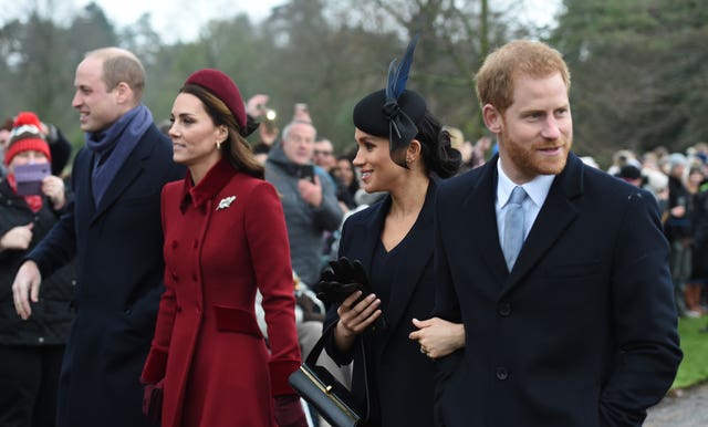 William, Kate, Meghan and Harry