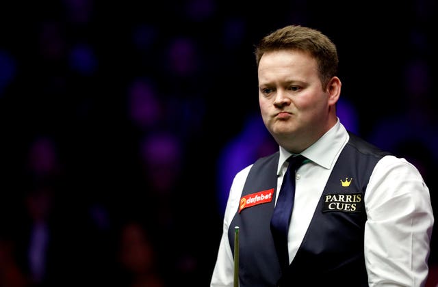 Shaun Murphy (pictured) was beaten 6-1 by Elliot Slessor in the evening session (Steven Paston/PA).