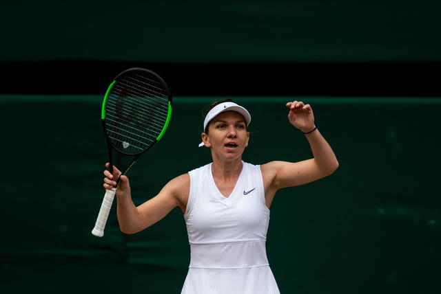 Former world number one Simona Halep secured victory on her return to the WTA tour 