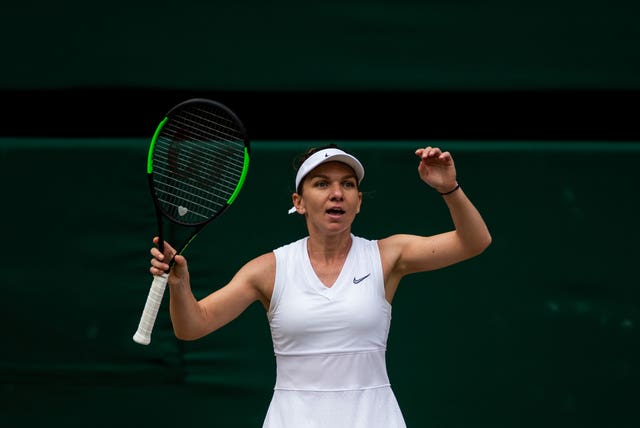 Former world number one Simona Halep secured victory on her return to the WTA tour