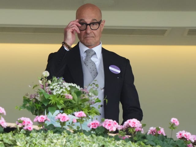 Stanley Tucci in the royal box