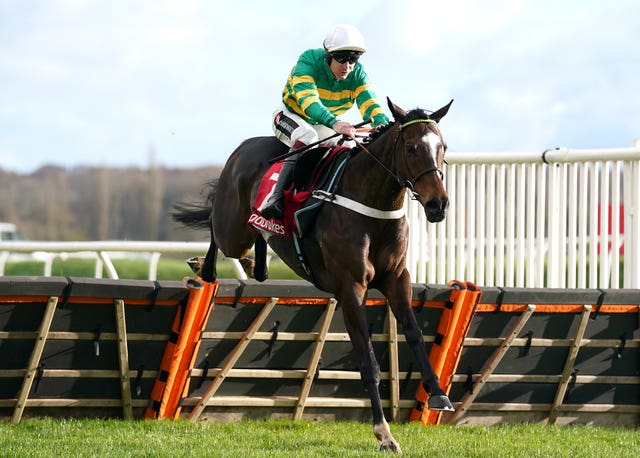 Jonbon in action at Newbury