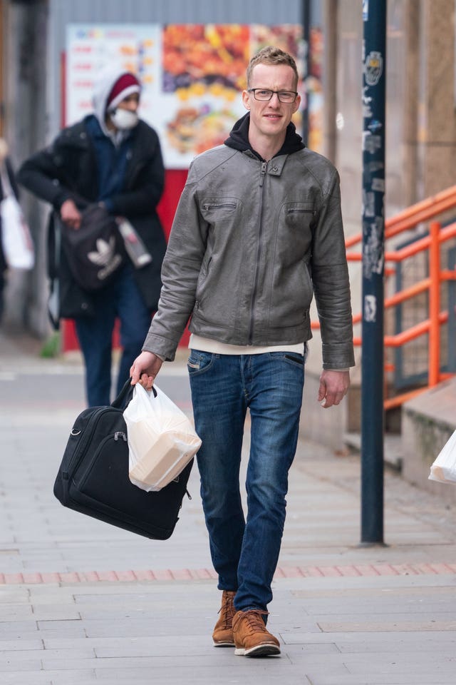 Jordy Nicholas Van Duijvenbode arrives at Thames Magistrates’ Court