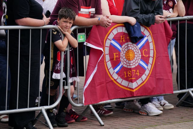 Heart of Midlothian fans